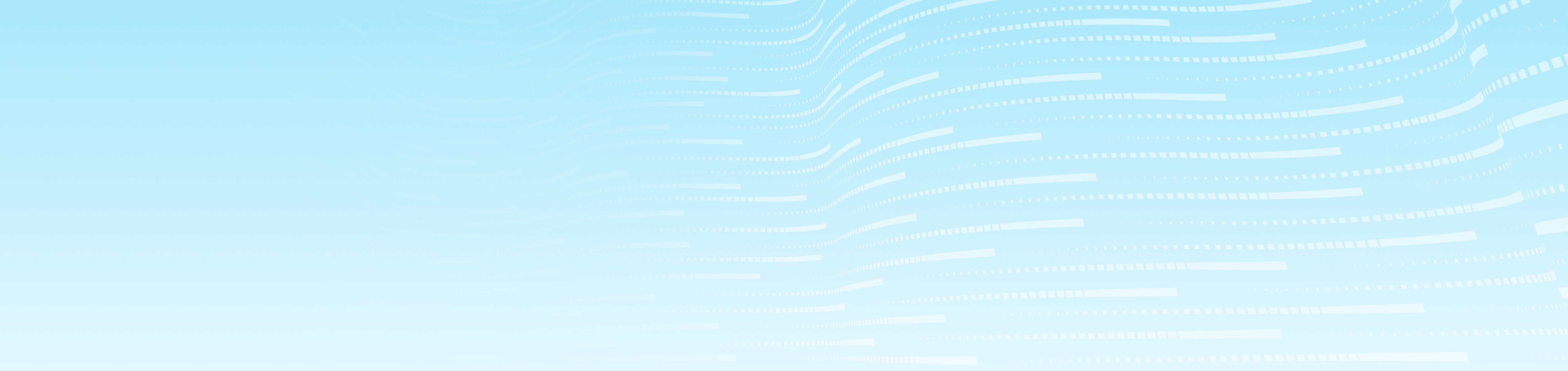 Light blue gradient background with flowing white dotted lines creating a dynamic wave-like pattern.
