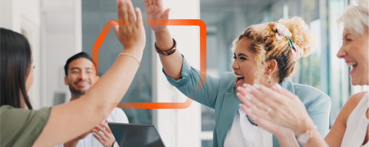 Excited Team Interaction and Acknowledgment